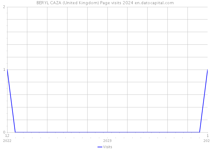 BERYL CAZA (United Kingdom) Page visits 2024 