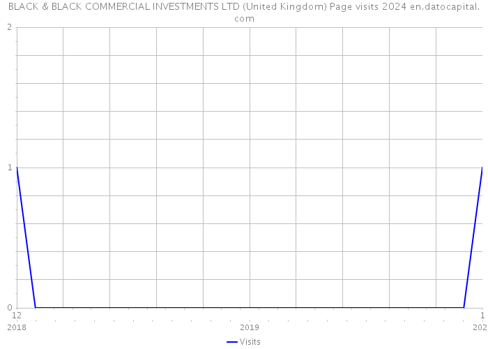 BLACK & BLACK COMMERCIAL INVESTMENTS LTD (United Kingdom) Page visits 2024 