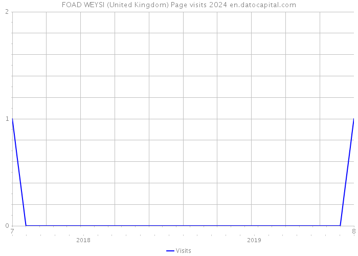 FOAD WEYSI (United Kingdom) Page visits 2024 