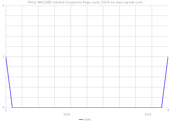 PAUL WACKER (United Kingdom) Page visits 2024 