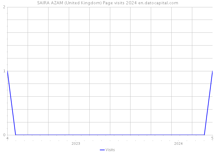 SAIRA AZAM (United Kingdom) Page visits 2024 