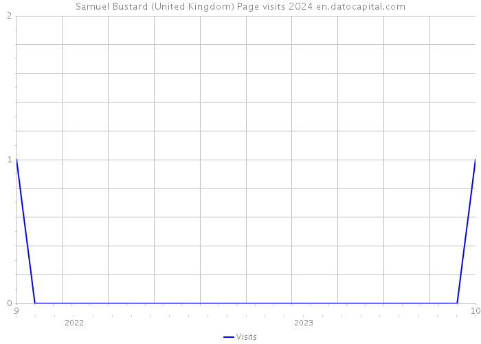 Samuel Bustard (United Kingdom) Page visits 2024 