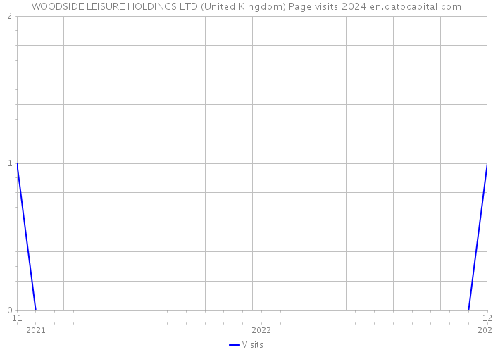 WOODSIDE LEISURE HOLDINGS LTD (United Kingdom) Page visits 2024 