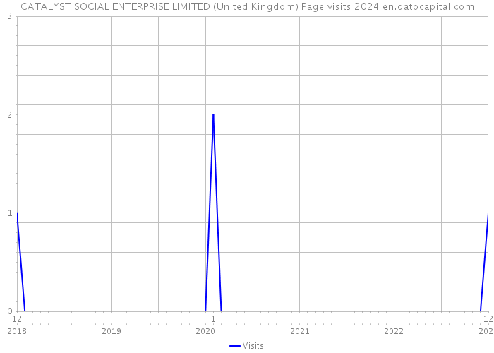 CATALYST SOCIAL ENTERPRISE LIMITED (United Kingdom) Page visits 2024 