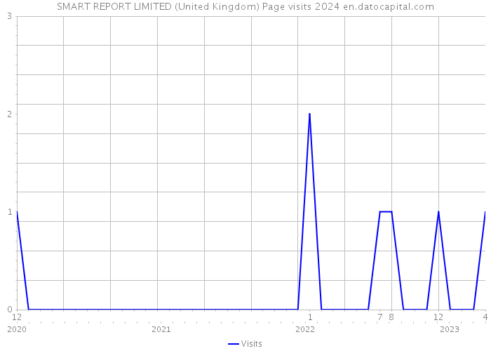 SMART REPORT LIMITED (United Kingdom) Page visits 2024 