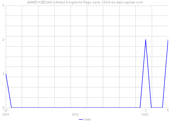 JAMES KEEGAN (United Kingdom) Page visits 2024 
