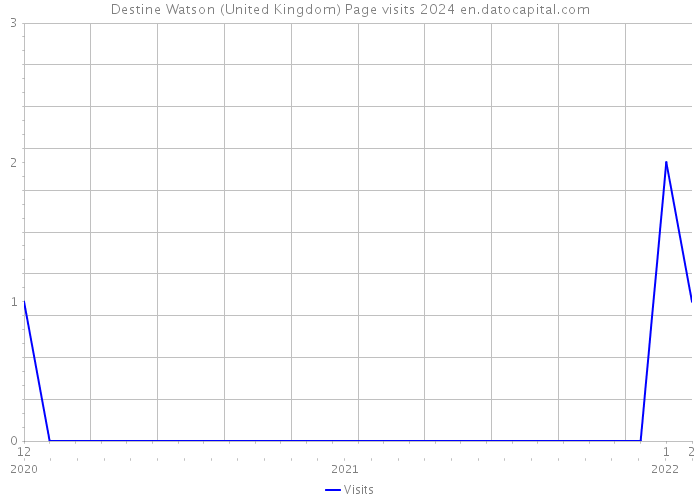 Destine Watson (United Kingdom) Page visits 2024 