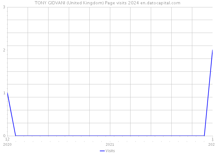 TONY GIDVANI (United Kingdom) Page visits 2024 
