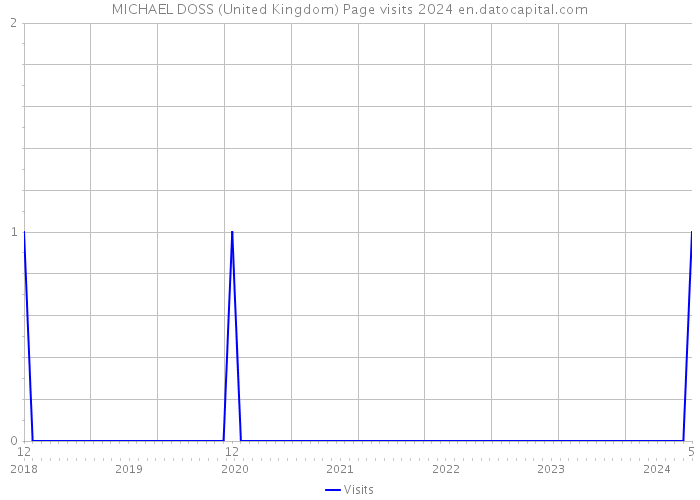 MICHAEL DOSS (United Kingdom) Page visits 2024 