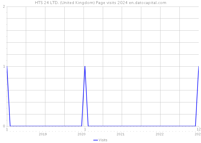 HTS 24 LTD. (United Kingdom) Page visits 2024 
