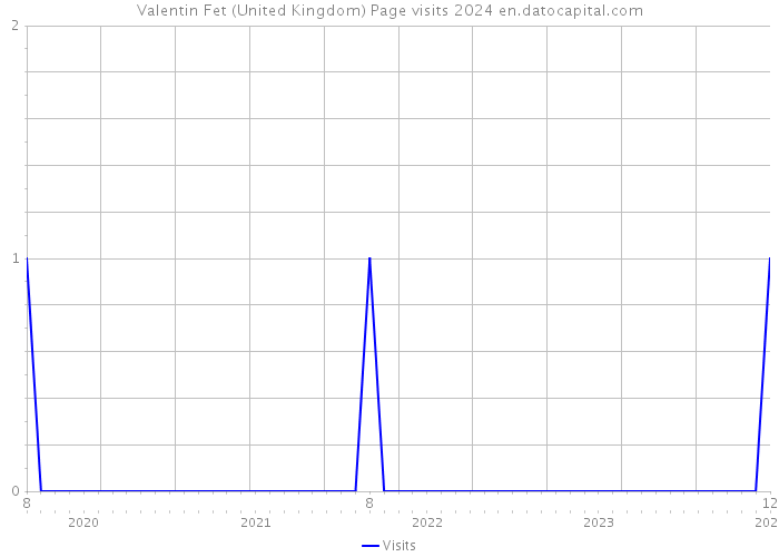 Valentin Fet (United Kingdom) Page visits 2024 