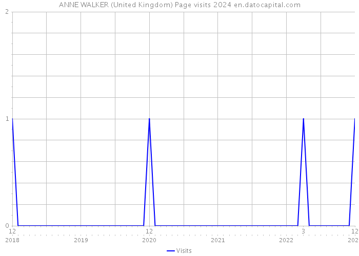 ANNE WALKER (United Kingdom) Page visits 2024 
