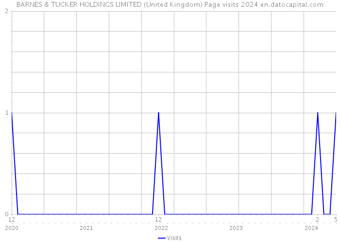 BARNES & TUCKER HOLDINGS LIMITED (United Kingdom) Page visits 2024 