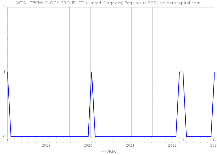 VITAL TECHNOLOGY GROUP LTD (United Kingdom) Page visits 2024 