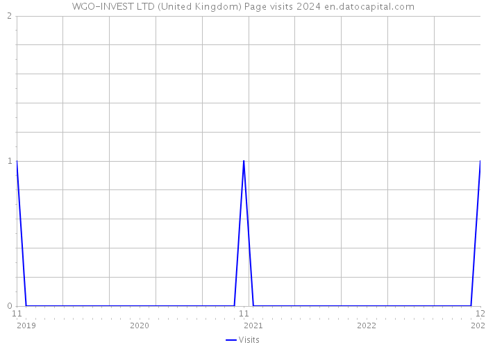 WGO-INVEST LTD (United Kingdom) Page visits 2024 