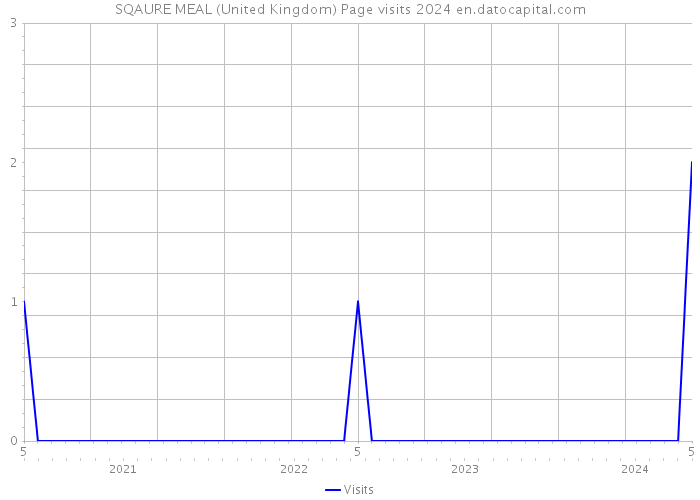 SQAURE MEAL (United Kingdom) Page visits 2024 