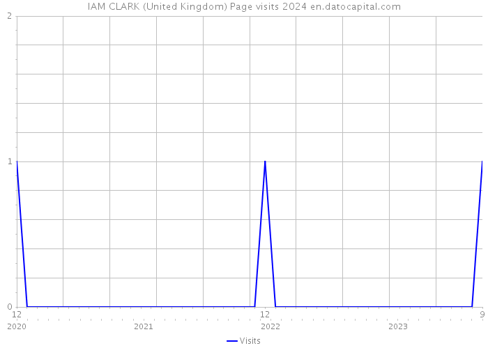 IAM CLARK (United Kingdom) Page visits 2024 
