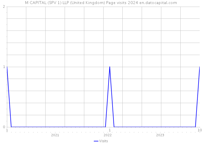 M CAPITAL (SPV 1) LLP (United Kingdom) Page visits 2024 