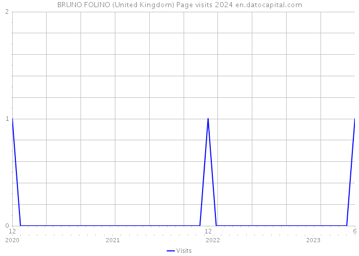 BRUNO FOLINO (United Kingdom) Page visits 2024 