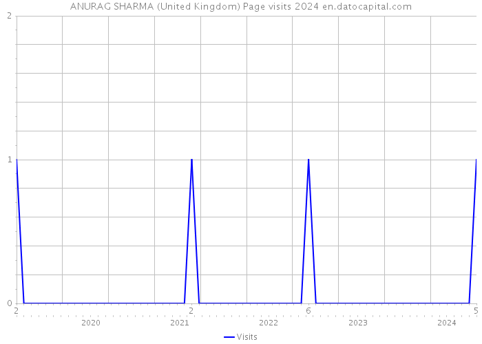 ANURAG SHARMA (United Kingdom) Page visits 2024 