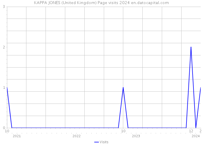 KAPPA JONES (United Kingdom) Page visits 2024 