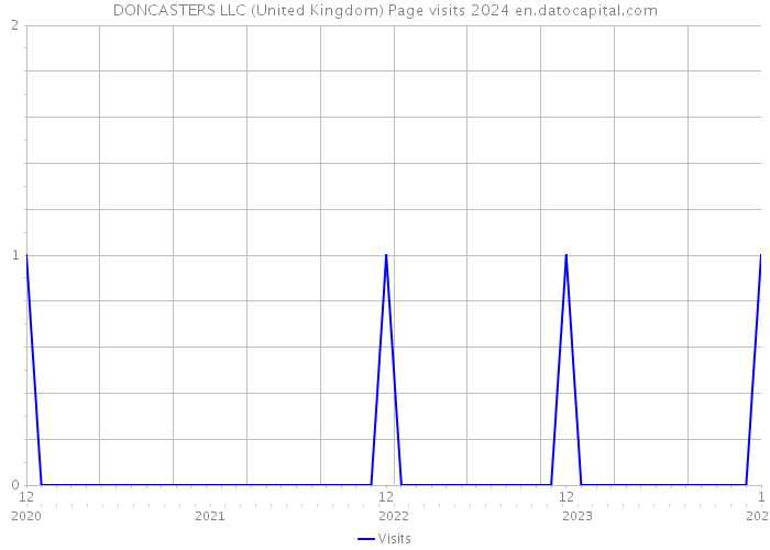 DONCASTERS LLC (United Kingdom) Page visits 2024 