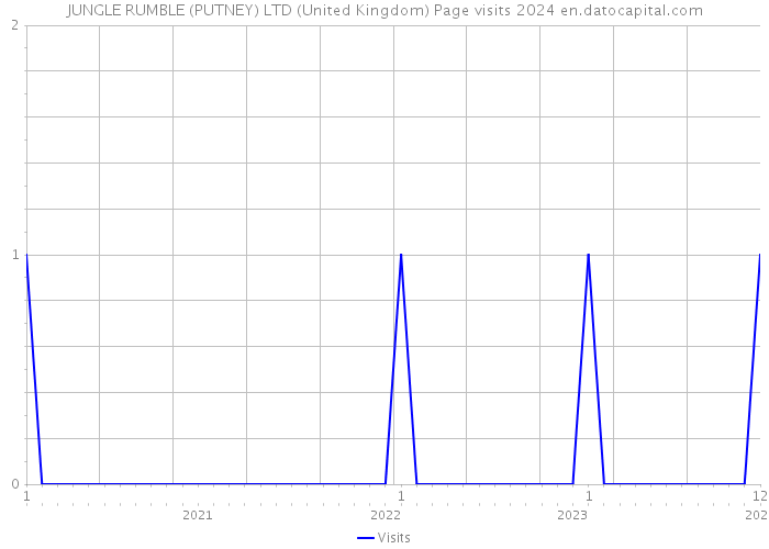 JUNGLE RUMBLE (PUTNEY) LTD (United Kingdom) Page visits 2024 