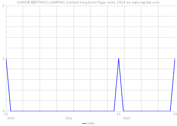 KARINE BERTHOU-LAMPING (United Kingdom) Page visits 2024 