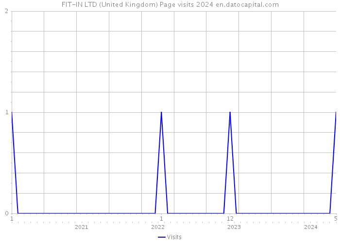 FIT-IN LTD (United Kingdom) Page visits 2024 