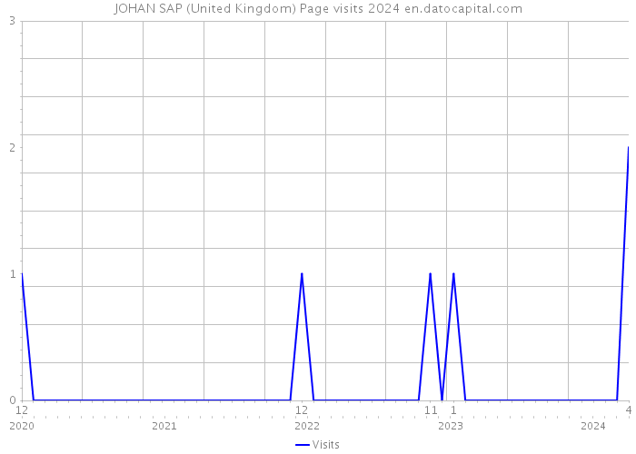 JOHAN SAP (United Kingdom) Page visits 2024 