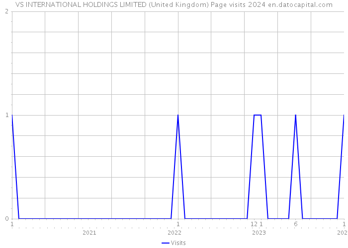 VS INTERNATIONAL HOLDINGS LIMITED (United Kingdom) Page visits 2024 