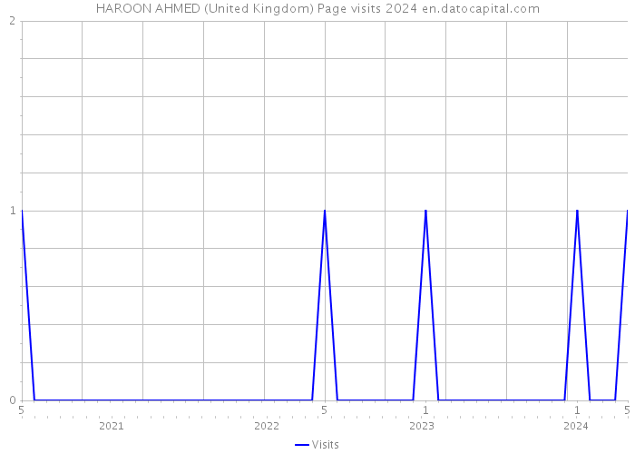 HAROON AHMED (United Kingdom) Page visits 2024 