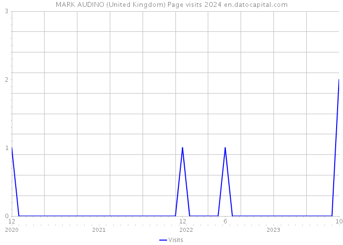 MARK AUDINO (United Kingdom) Page visits 2024 
