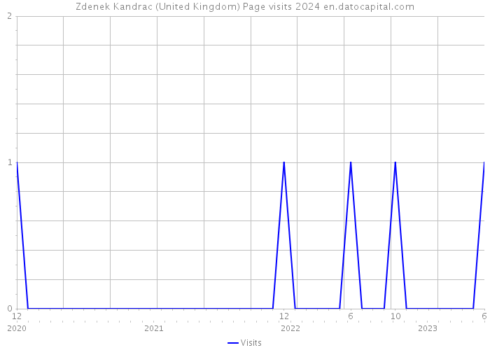 Zdenek Kandrac (United Kingdom) Page visits 2024 