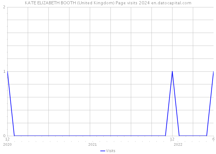 KATE ELIZABETH BOOTH (United Kingdom) Page visits 2024 