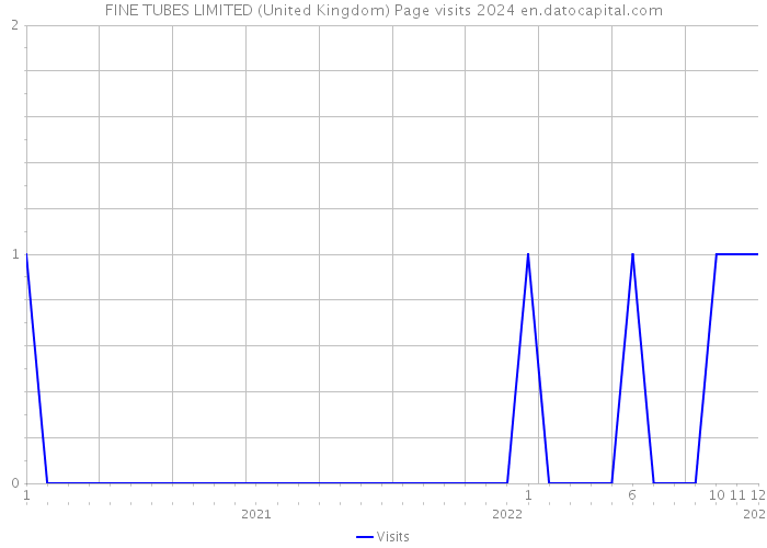 FINE TUBES LIMITED (United Kingdom) Page visits 2024 