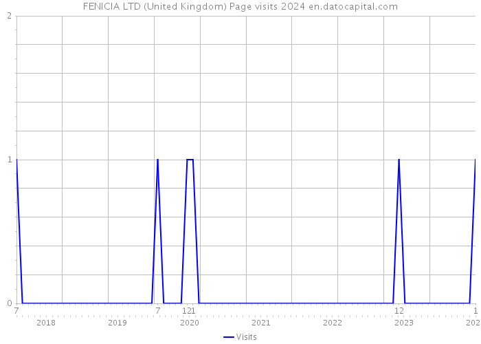 FENICIA LTD (United Kingdom) Page visits 2024 