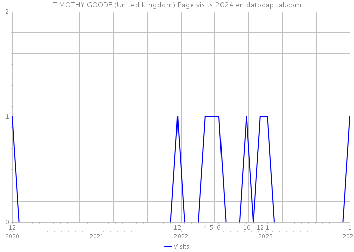 TIMOTHY GOODE (United Kingdom) Page visits 2024 