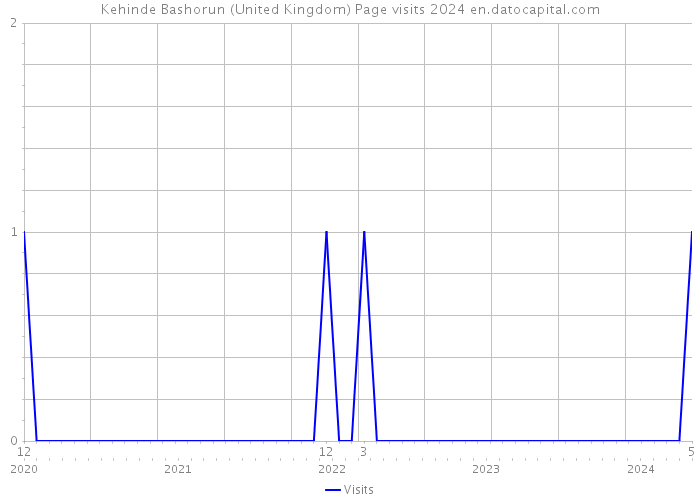 Kehinde Bashorun (United Kingdom) Page visits 2024 