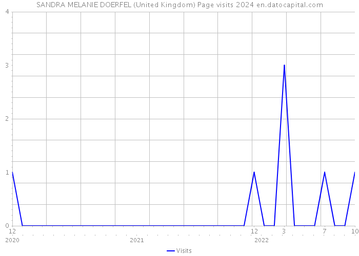 SANDRA MELANIE DOERFEL (United Kingdom) Page visits 2024 