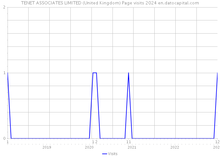 TENET ASSOCIATES LIMITED (United Kingdom) Page visits 2024 