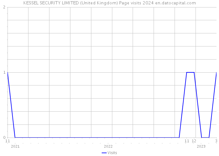 KESSEL SECURITY LIMITED (United Kingdom) Page visits 2024 