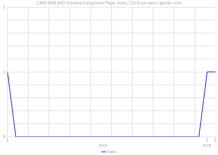 CAM RAE JHO (United Kingdom) Page visits 2024 