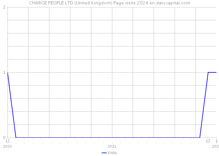 CHARGE PEOPLE LTD (United Kingdom) Page visits 2024 