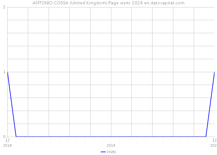 ANTONIO COSSA (United Kingdom) Page visits 2024 
