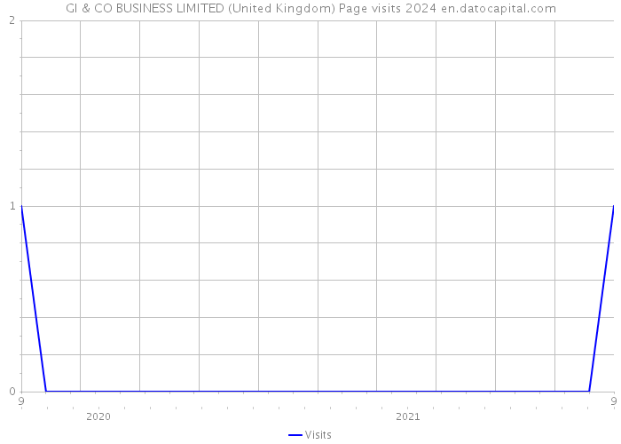 GI & CO BUSINESS LIMITED (United Kingdom) Page visits 2024 