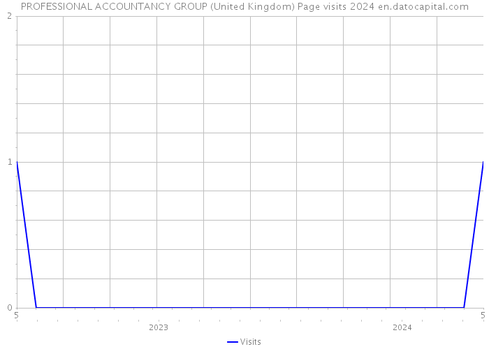 PROFESSIONAL ACCOUNTANCY GROUP (United Kingdom) Page visits 2024 