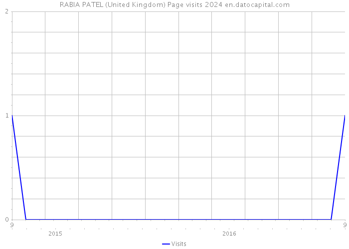 RABIA PATEL (United Kingdom) Page visits 2024 