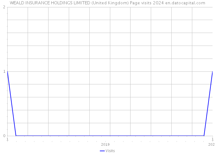 WEALD INSURANCE HOLDINGS LIMITED (United Kingdom) Page visits 2024 