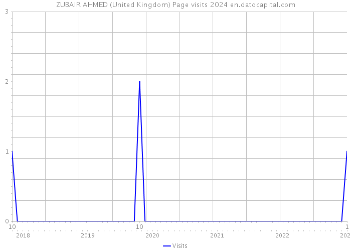 ZUBAIR AHMED (United Kingdom) Page visits 2024 